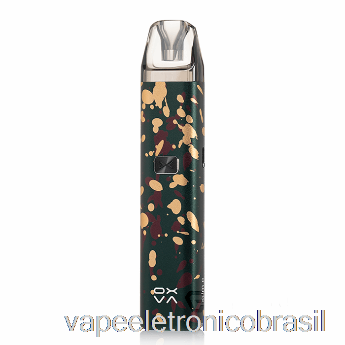 Vape Recarregável Oxva Xlim C 25w Pod System Verde Camo